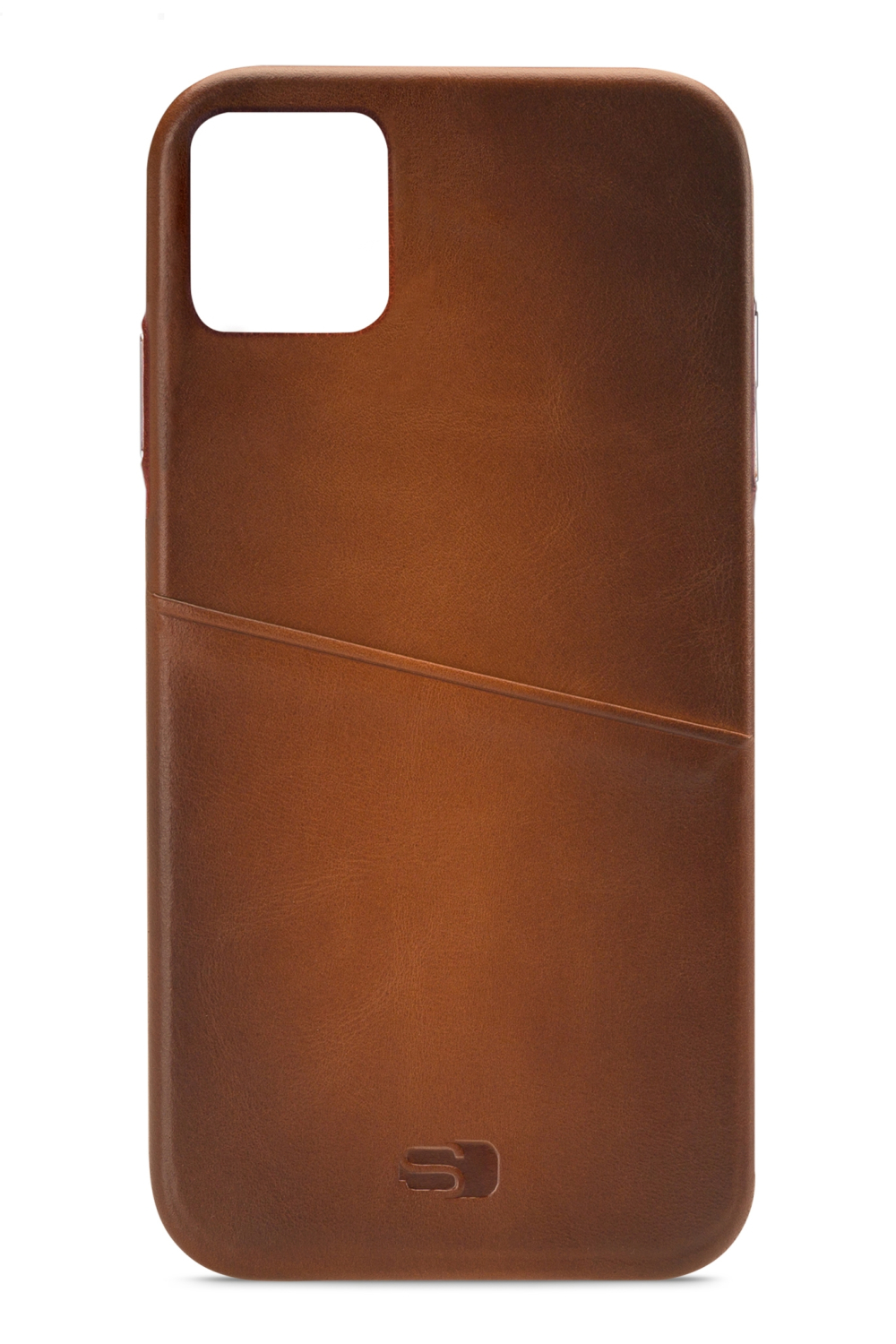 Senza Desire Leather Cover With Card Slot Apple Iphone 11 Pro Max Burned Cognac