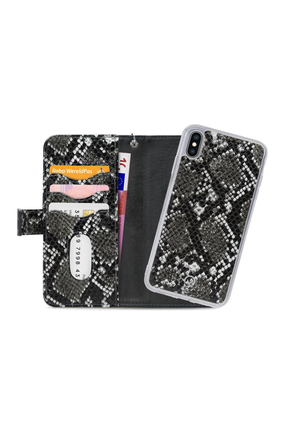 Mobilize 2In1 Gelly Zipper Case Apple Iphone Xs Max Black/Snake - Afbeelding 4