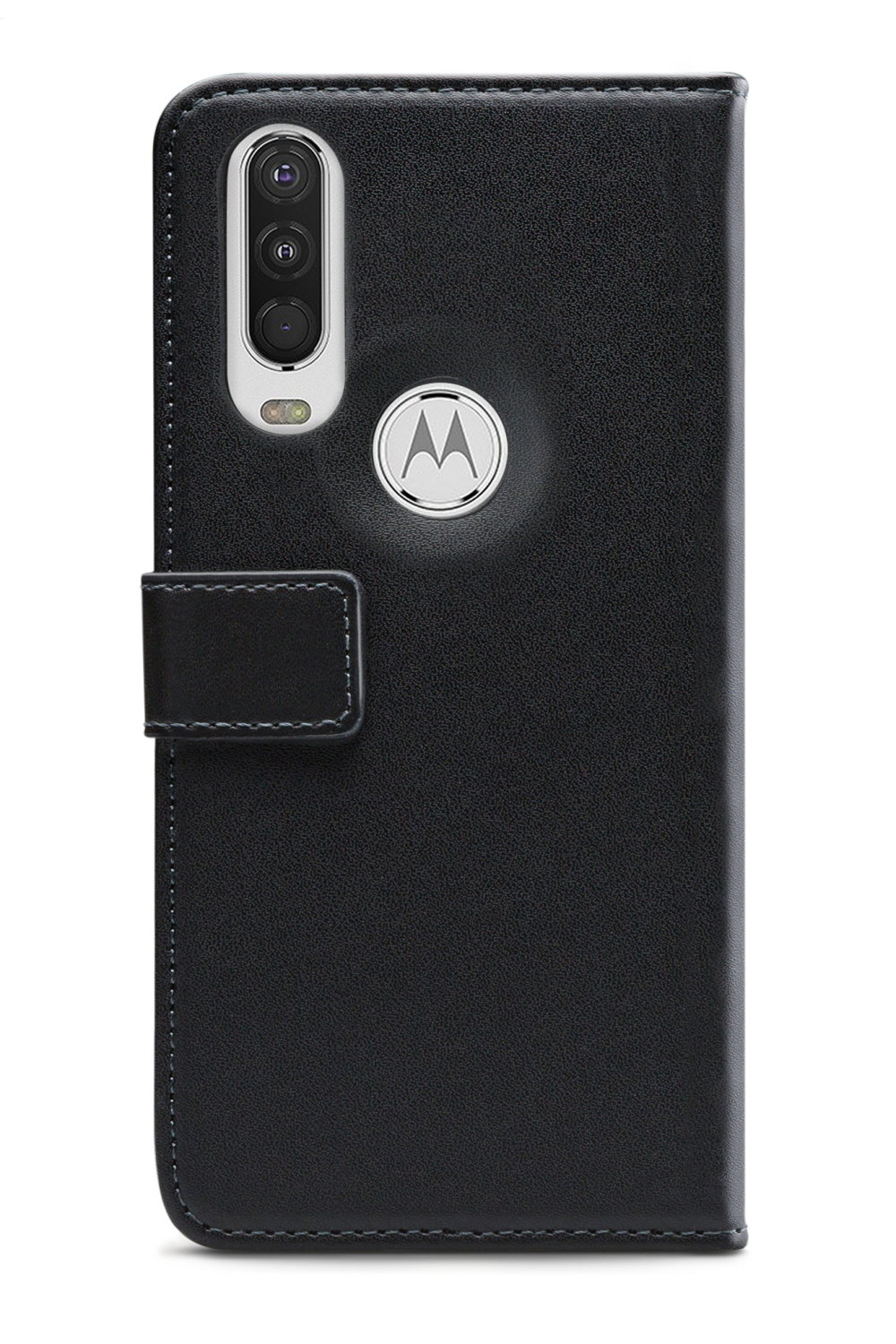Mobilize Classic Gelly Wallet Book Case Motorola One Action Black - Afbeelding 2