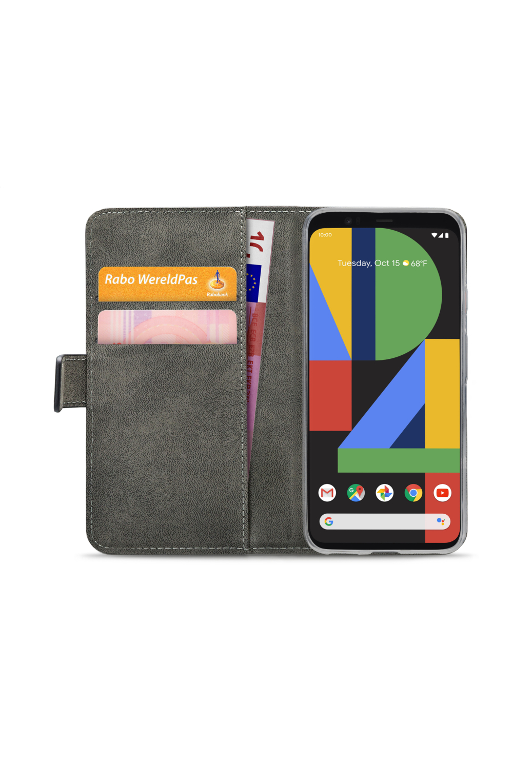 Mobilize Classic Gelly Wallet Book Case Google Pixel 4 Black - Afbeelding 3