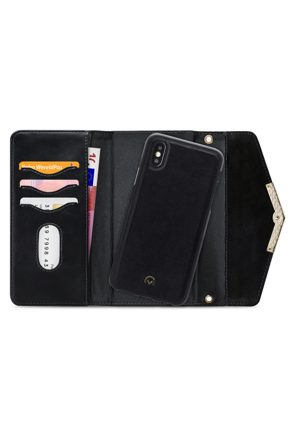 Mobilize 2In1 Gelly Velvet Clutch For Apple Iphone X/Xs Deep Black - Afbeelding 5