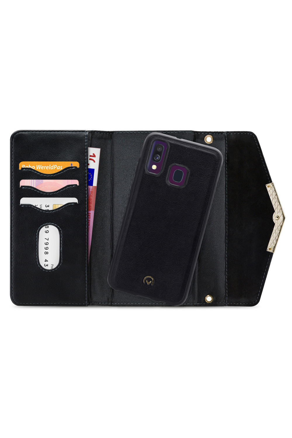 Mobilize 2In1 Gelly Velvet Clutch For Samsung Galaxy A30S/A50 Deep Black - Afbeelding 5