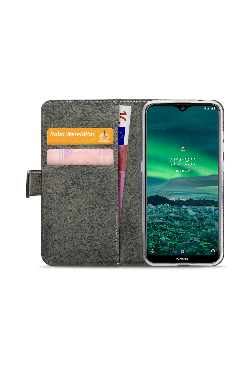 Mobilize Classic Gelly Wallet Book Case Nokia 2.3 Black - Afbeelding 3