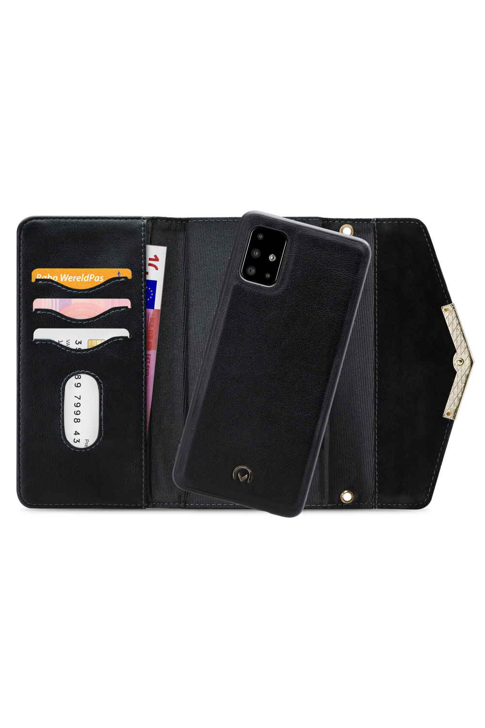 Mobilize 2In1 Gelly Velvet Clutch For Samsung Galaxy A51 Deep Black - Afbeelding 5