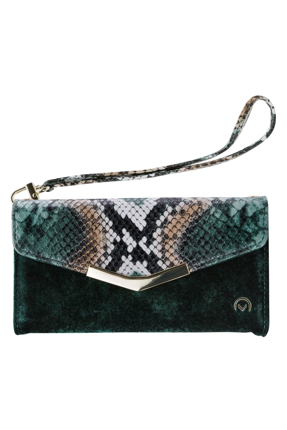 Mobilize 2In1 Gelly Velvet Clutch For Samsung Galaxy S20 Ultra/S20 Ultra 5G Green Snake