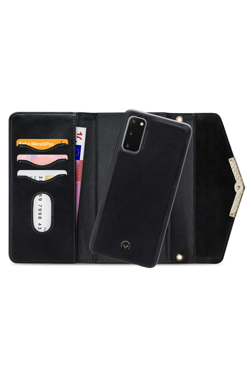 Mobilize 2In1 Gelly Velvet Clutch For Samsung Galaxy S20/S20 5G Deep Black - Afbeelding 4