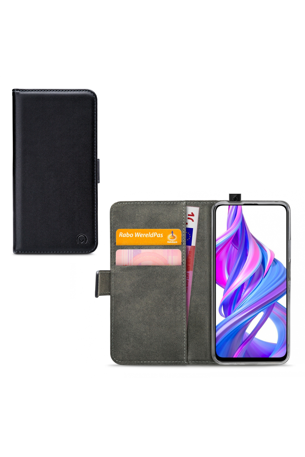 Mobilize Classic Gelly Wallet Book Case Honor 9X Pro Black