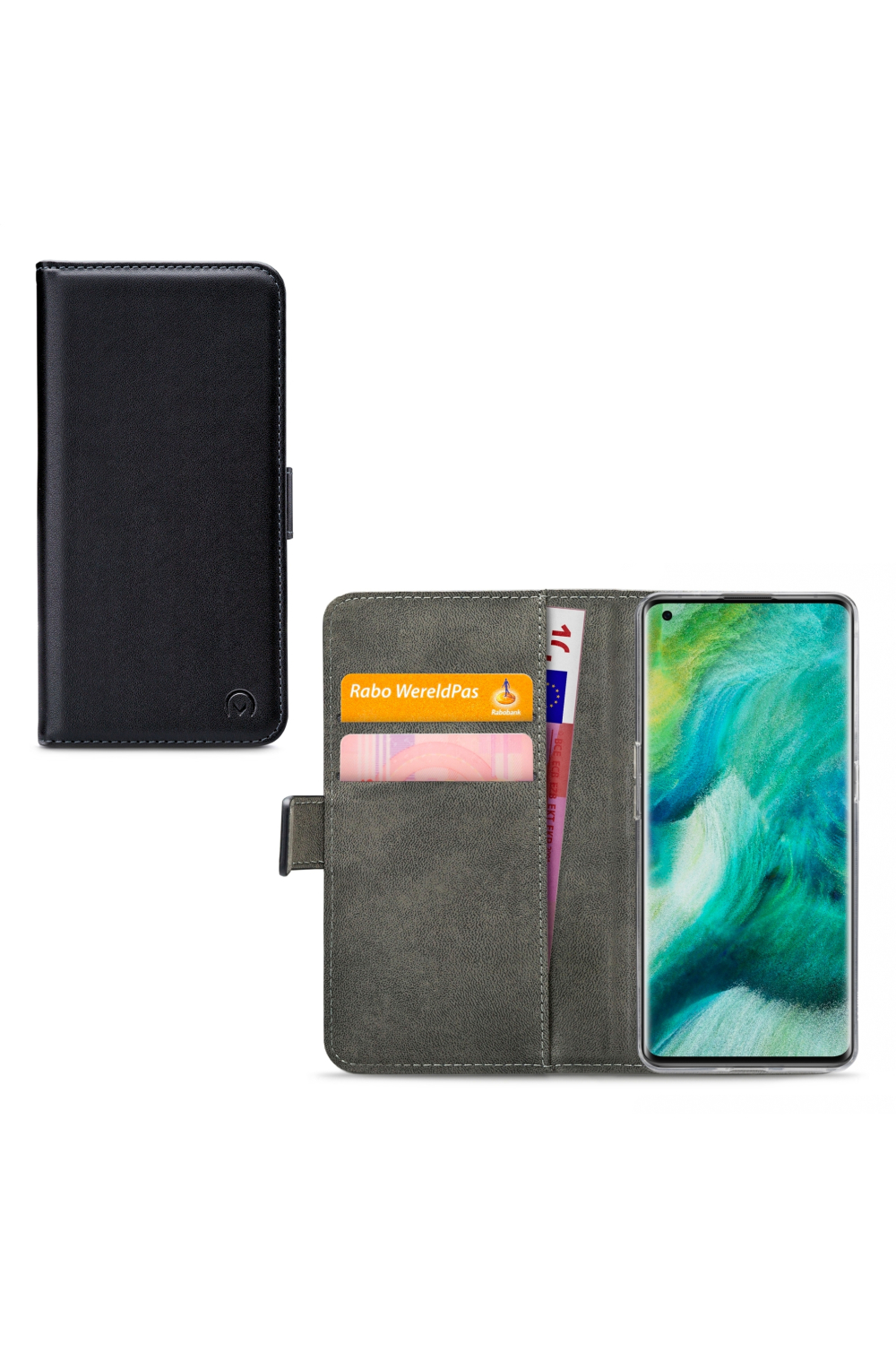 Mobilize Classic Gelly Wallet Book Case Oppo Find X2 Black