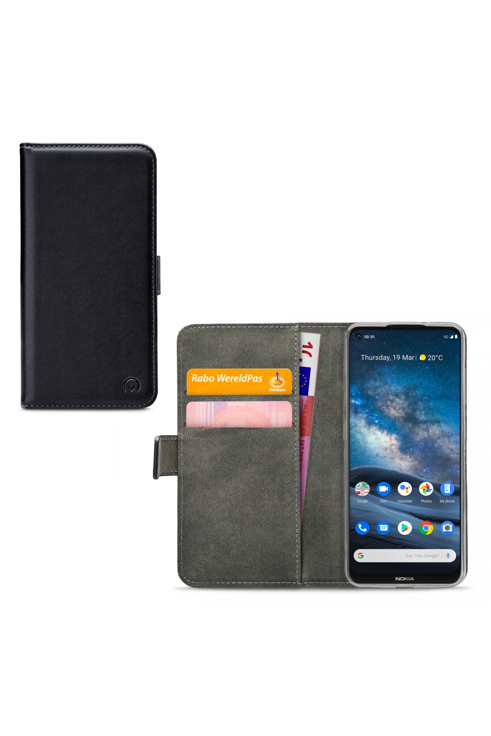 Mobilize Classic Gelly Wallet Book Case Nokia 8.3 5G Black