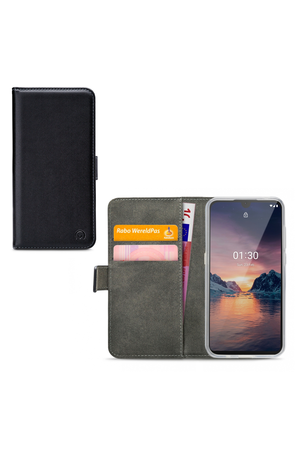 Mobilize Classic Gelly Wallet Book Case Nokia 1.3 Black