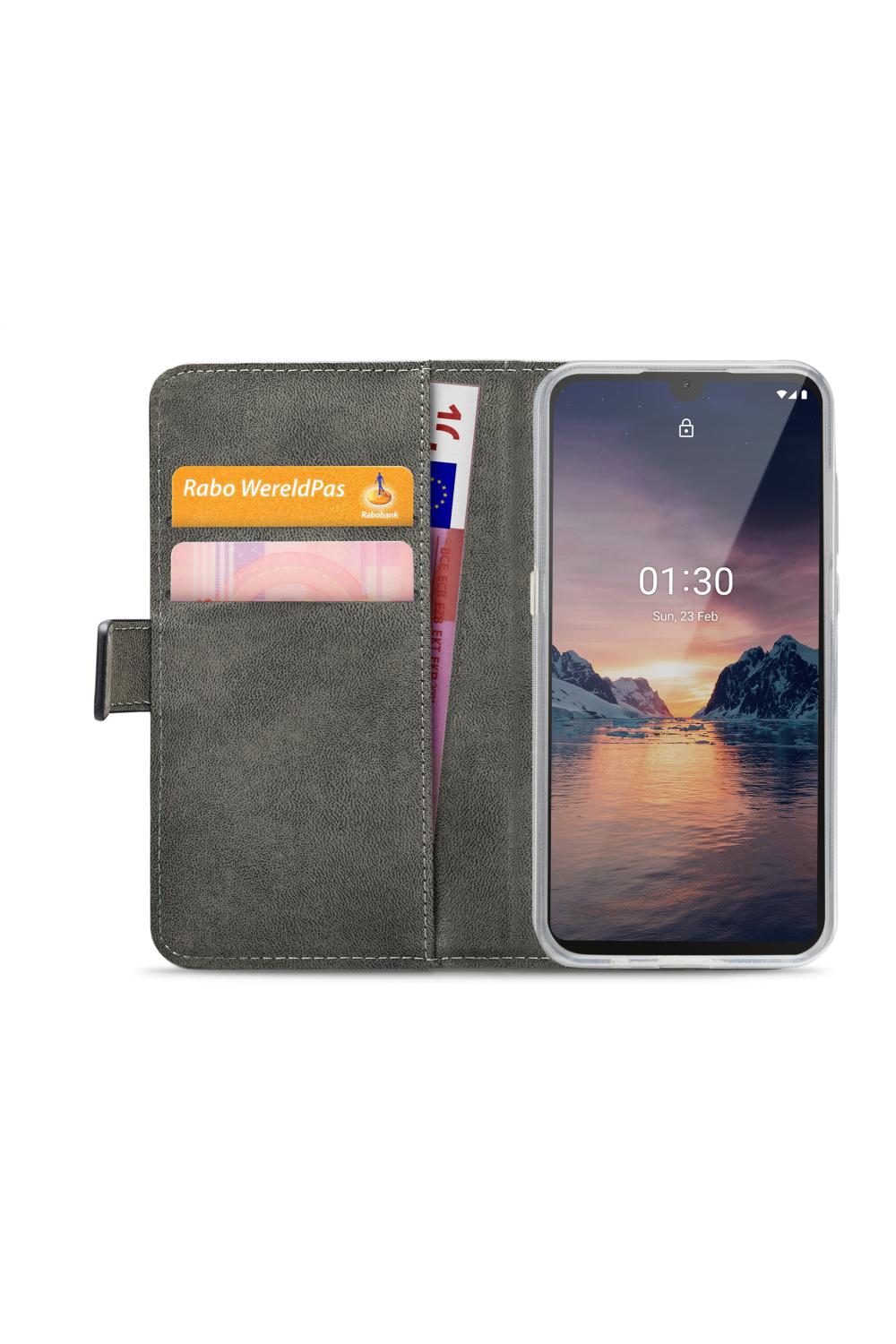 Mobilize Classic Gelly Wallet Book Case Nokia 1.3 Black - Afbeelding 4