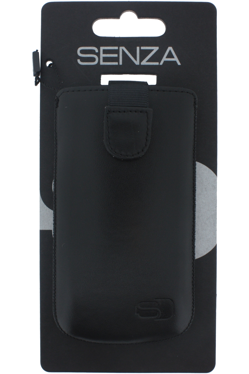 Senza Leather Slide Case Black Size L