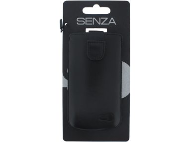 Senza Leather Slide Case Black Size L