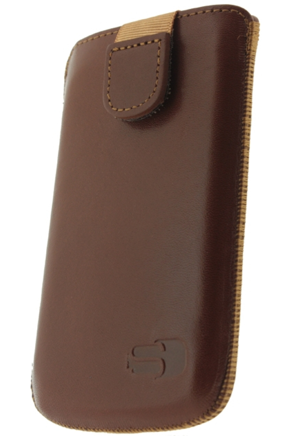 Senza Leather Slide Case Cognac Size S - Afbeelding 2