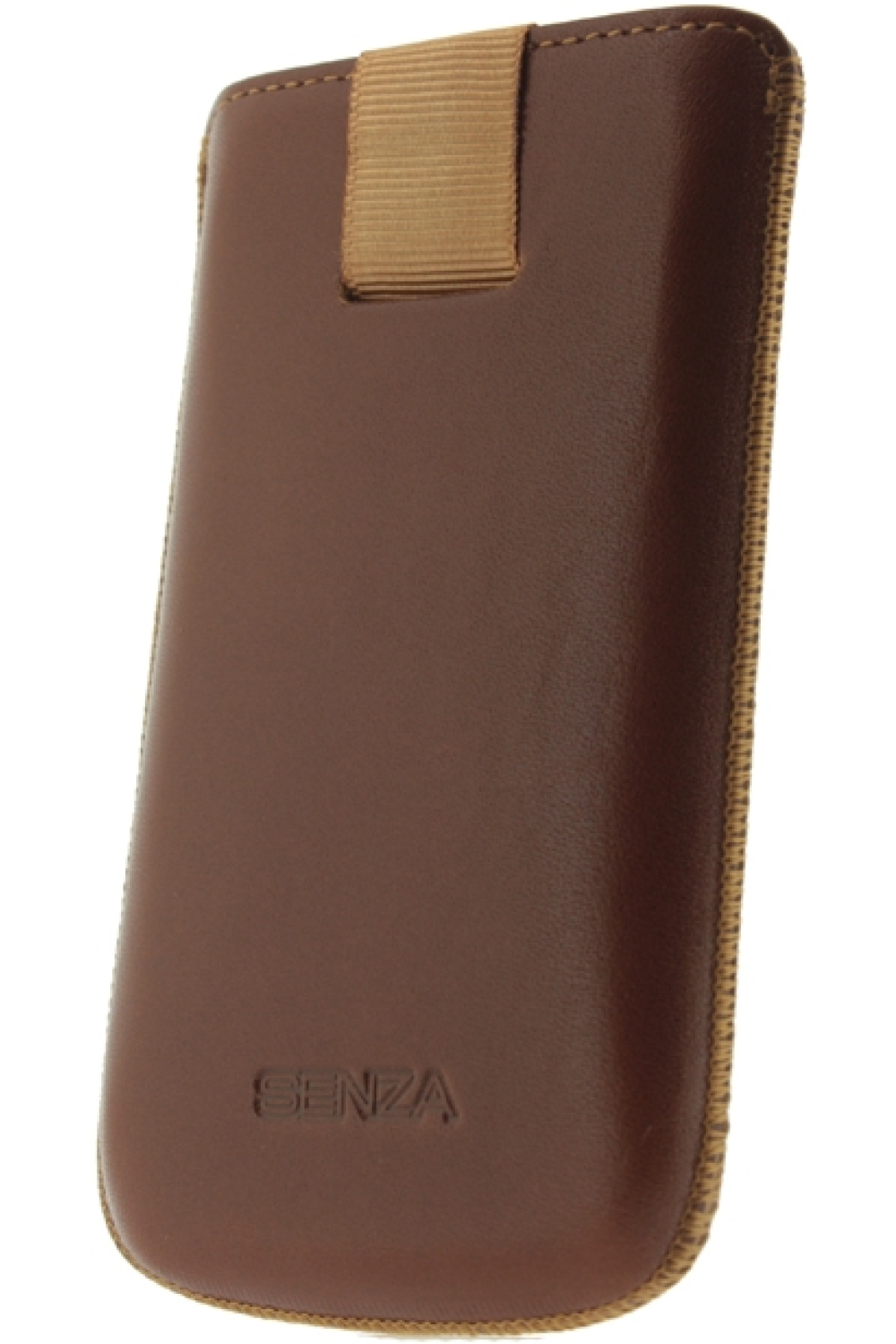 Senza Leather Slide Case Cognac Size S - Afbeelding 3