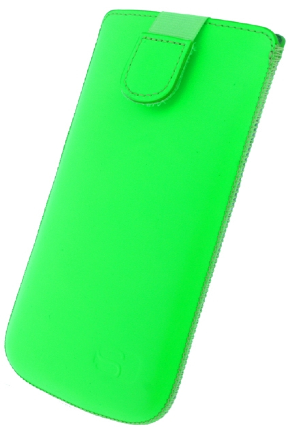 Senza Leather Slide Case Neon Green Size Xxl - Afbeelding 2