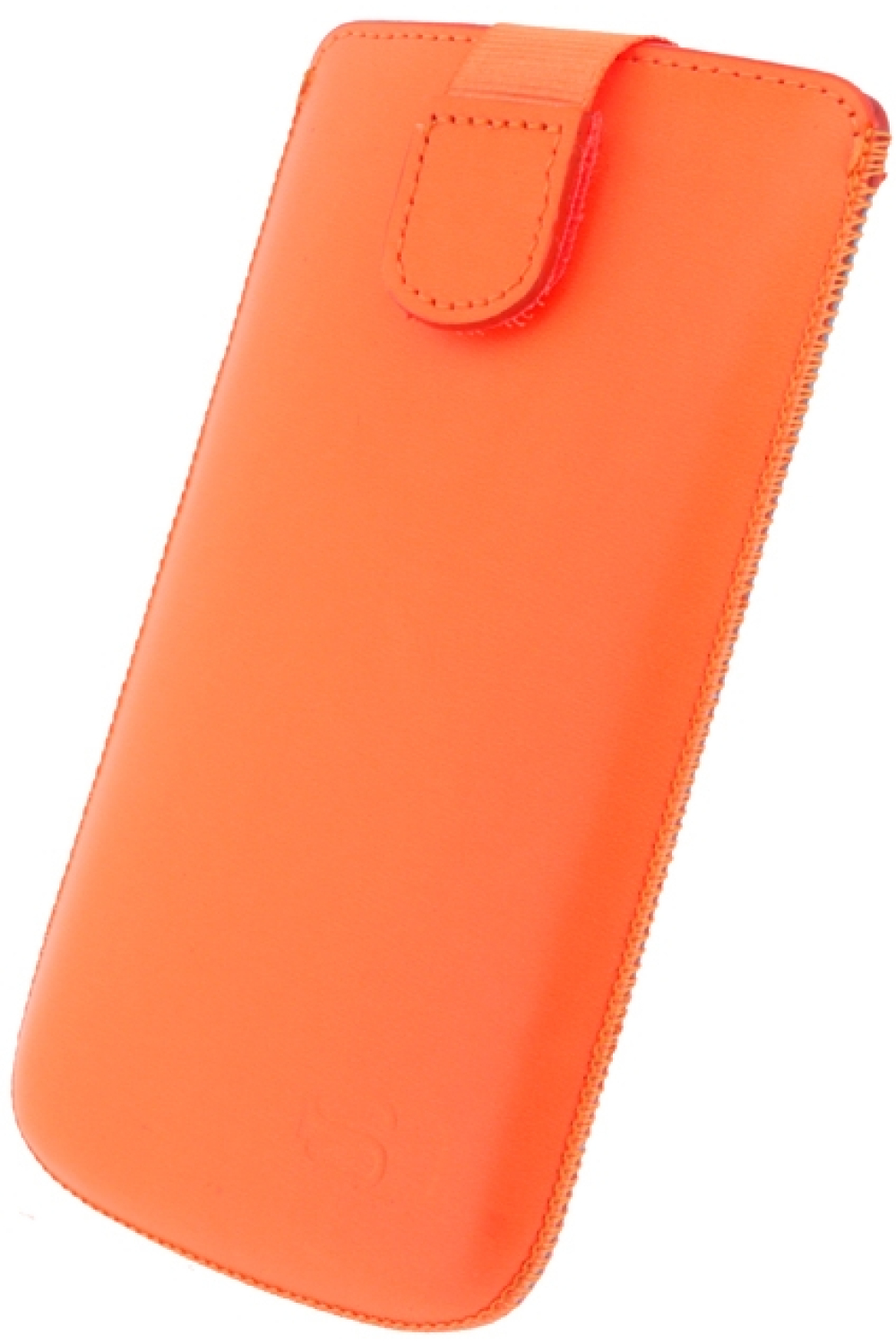 Senza Leather Slide Case Neon Orange Size Xxl - Afbeelding 2