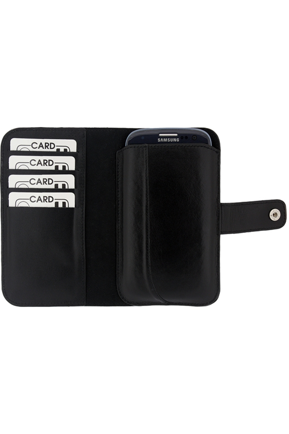 Senza Leather Wallet Slide Case Black Size Xxl - Afbeelding 3