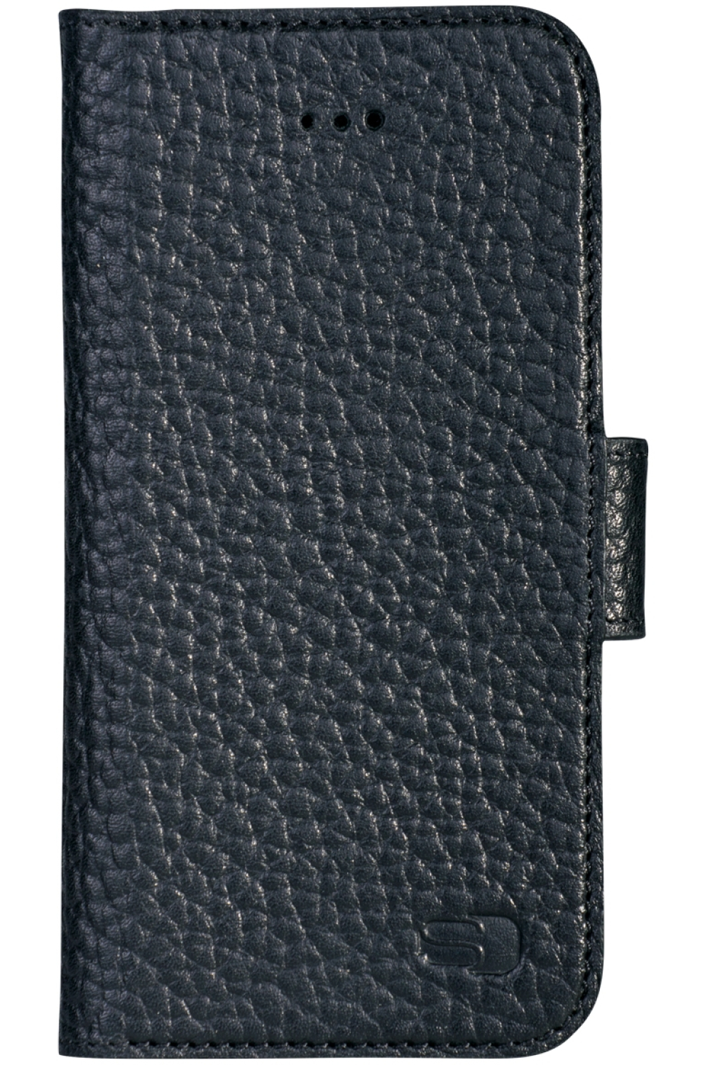 Senza Exquisite Leather Wallet Apple Iphone 5/5S/Se Intense Black