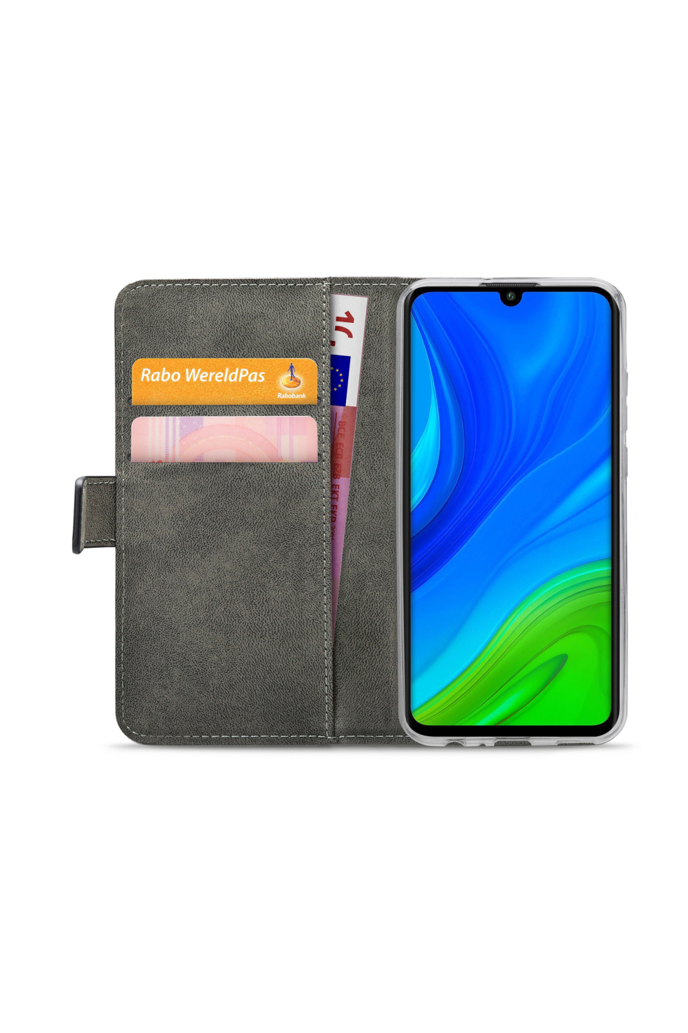 Mobilize Classic Gelly Wallet Book Case Huawei P Smart (2020) Black - Afbeelding 4