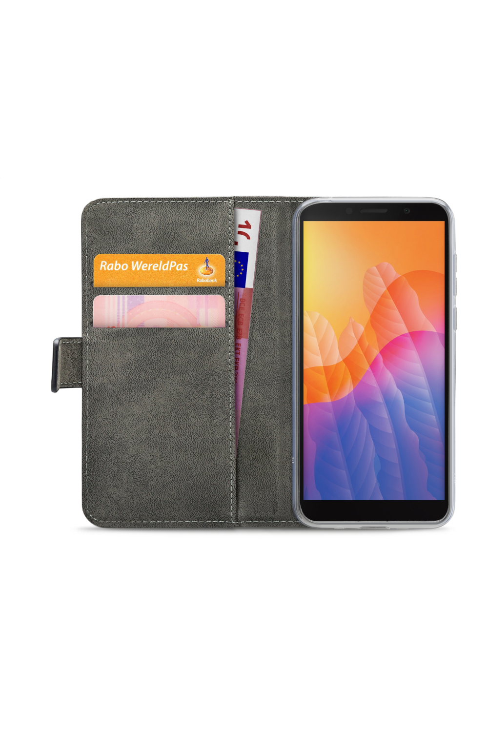 Mobilize Classic Gelly Wallet Book Case Huawei Y5P Black - Afbeelding 4