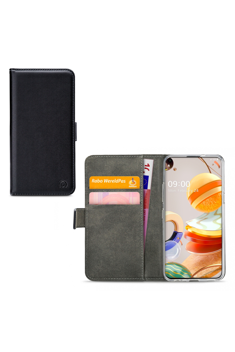 Mobilize Classic Gelly Wallet Book Case Lg K61 Black