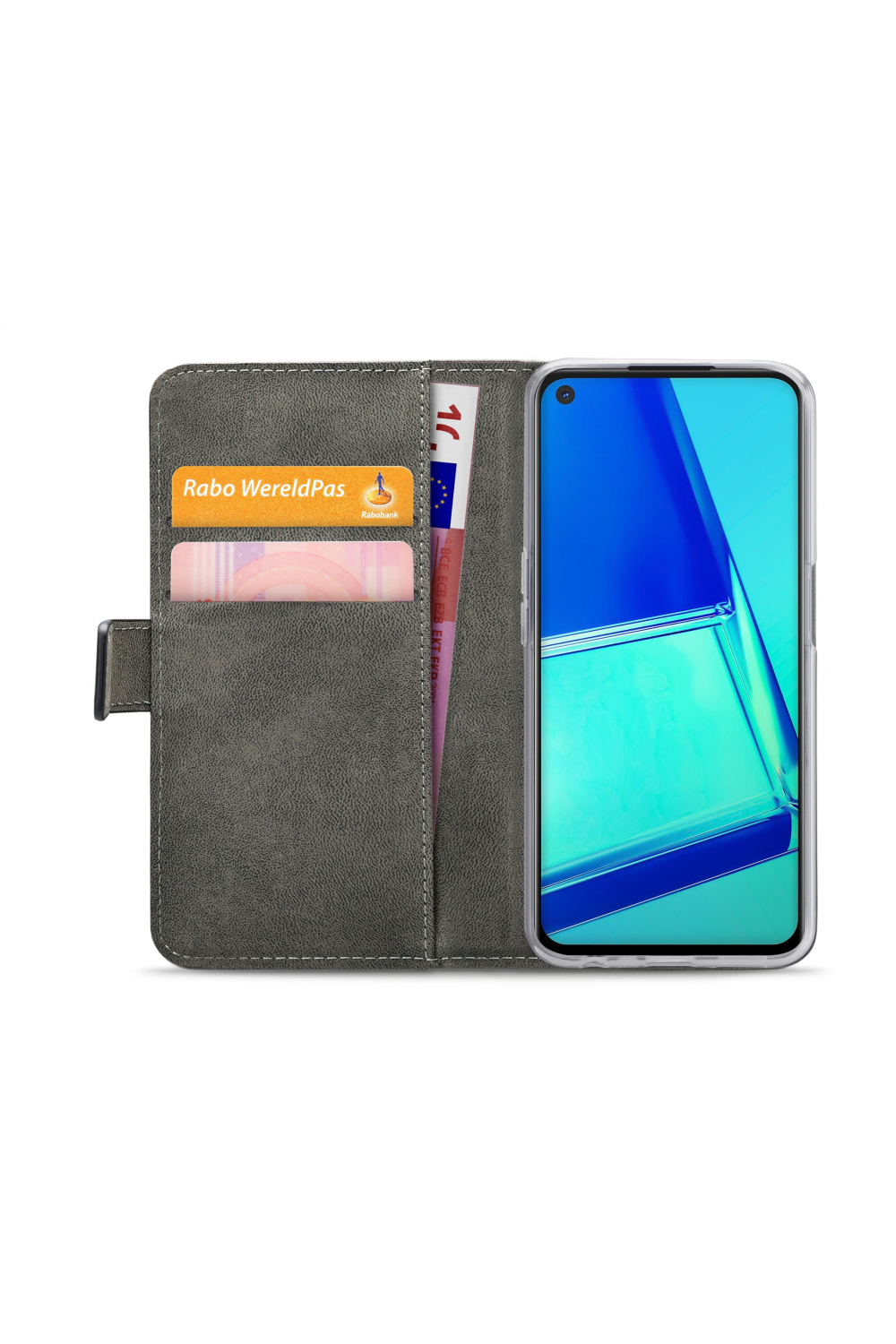 Mobilize Classic Gelly Wallet Book Case Oppo A52/A72 Black - Afbeelding 4