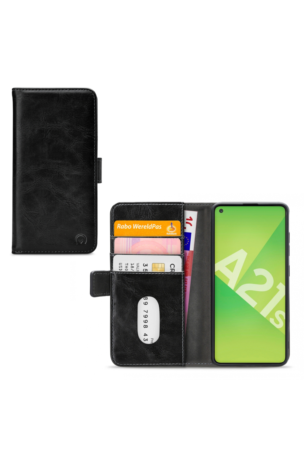 Mobilize Elite Gelly Wallet Book Case Samsung Galaxy A21S Black