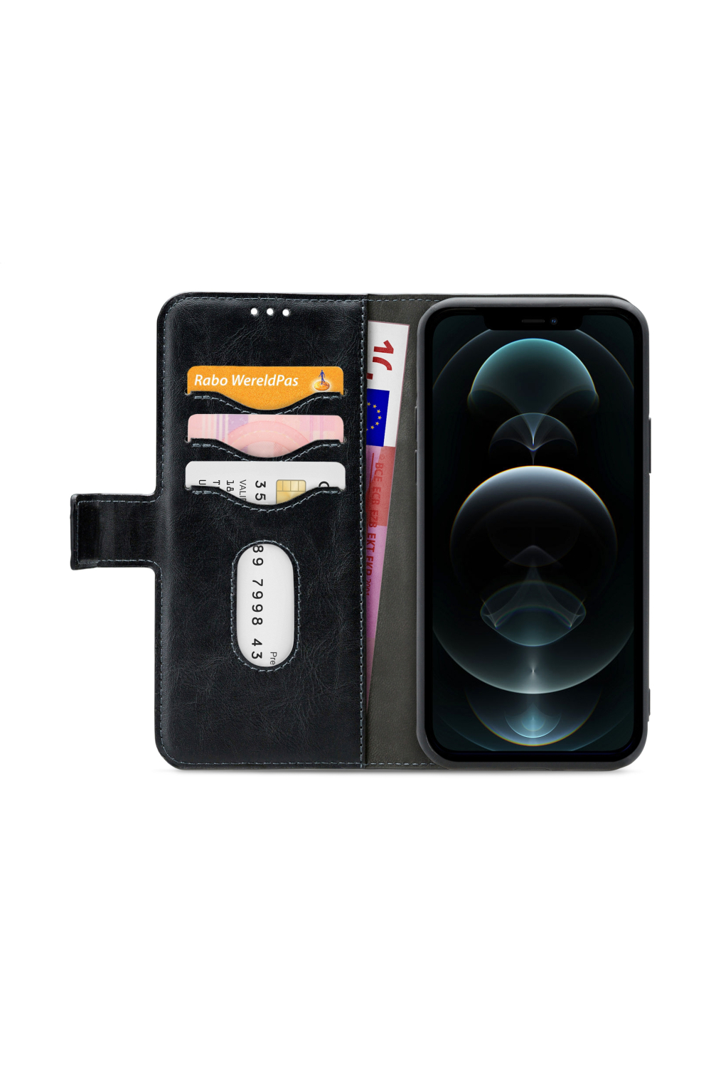 Mobilize 2In1 Gelly Wallet Case Apple Iphone 12 Pro Max Black - Afbeelding 3