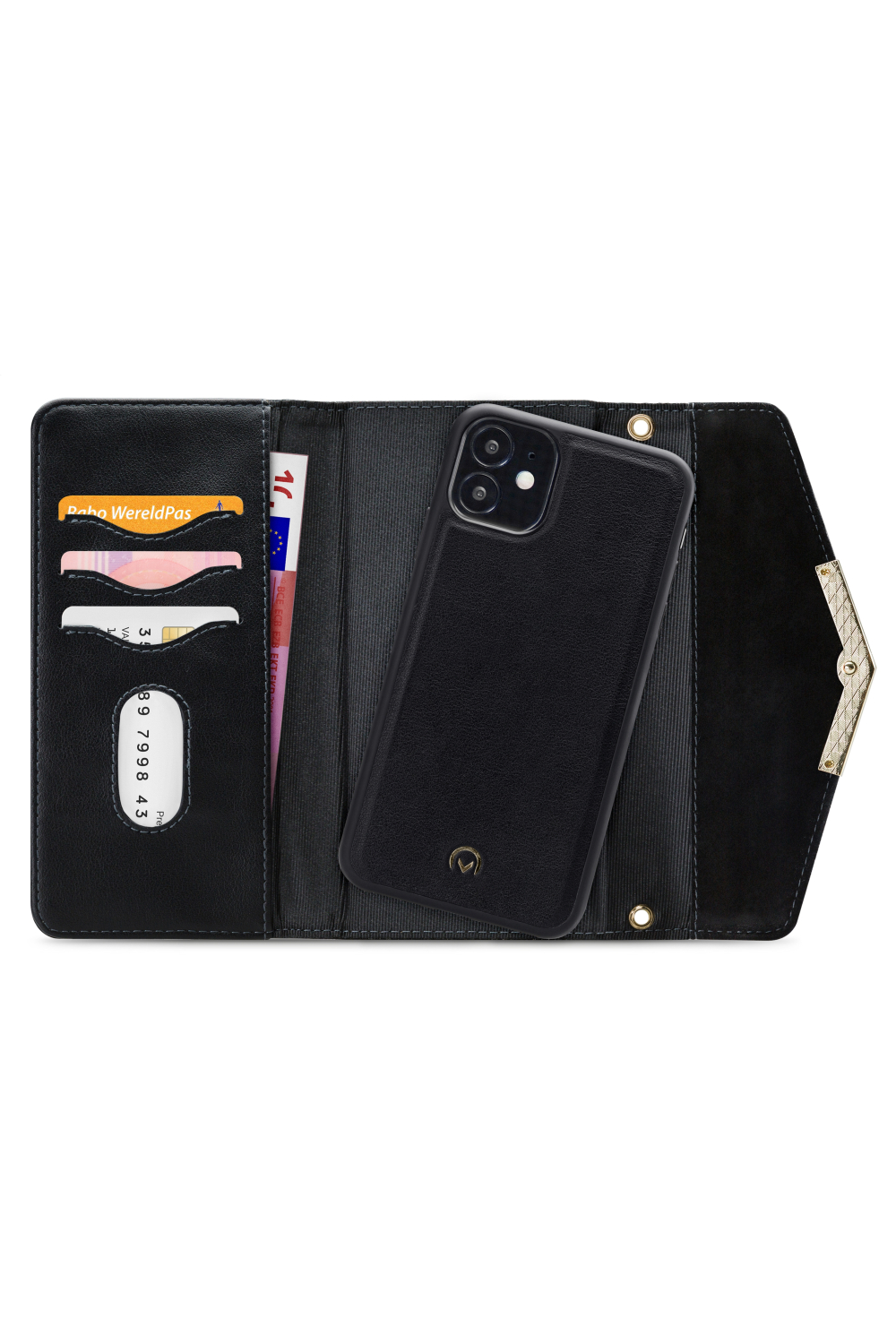 Mobilize 2In1 Gelly Velvet Clutch For Apple Iphone 12 Mini Deep Black - Afbeelding 5