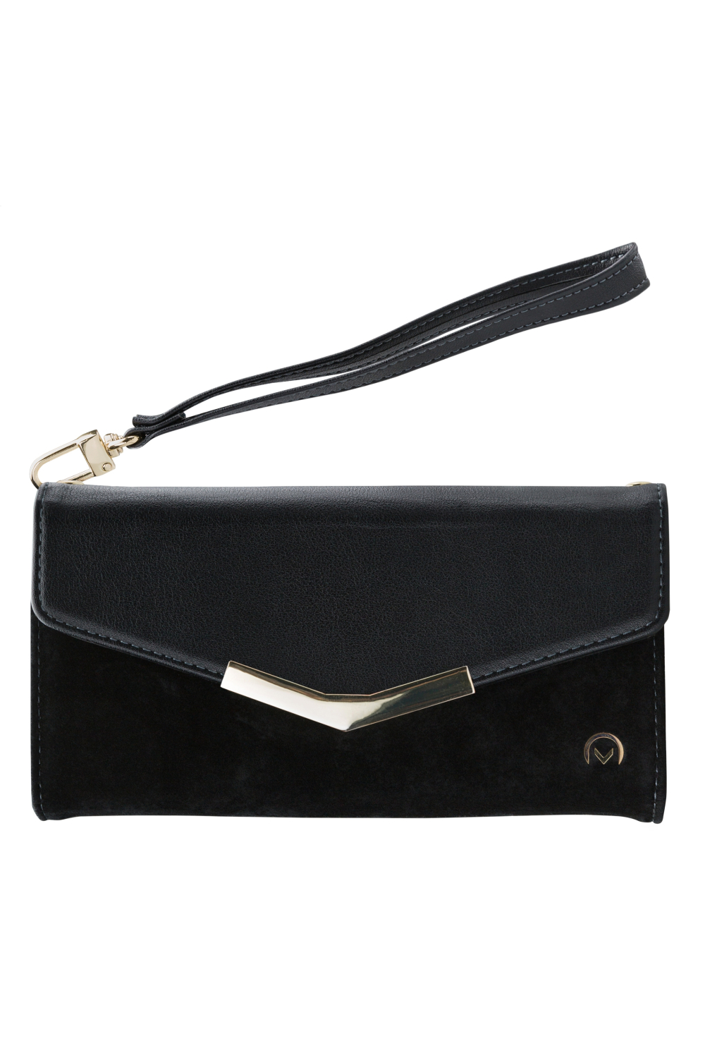Mobilize 2In1 Gelly Velvet Clutch For Apple Iphone 12/12 Pro Deep Black