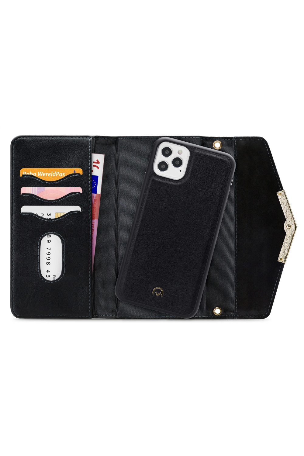Mobilize 2In1 Gelly Velvet Clutch For Apple Iphone 12/12 Pro Deep Black - Afbeelding 5