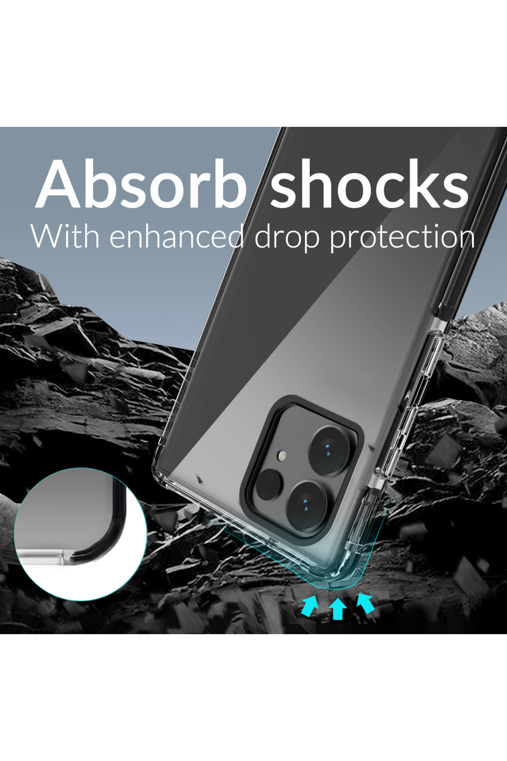 Mobilize Shatterproof Case Apple Iphone 12 Pro Max Black - Afbeelding 4