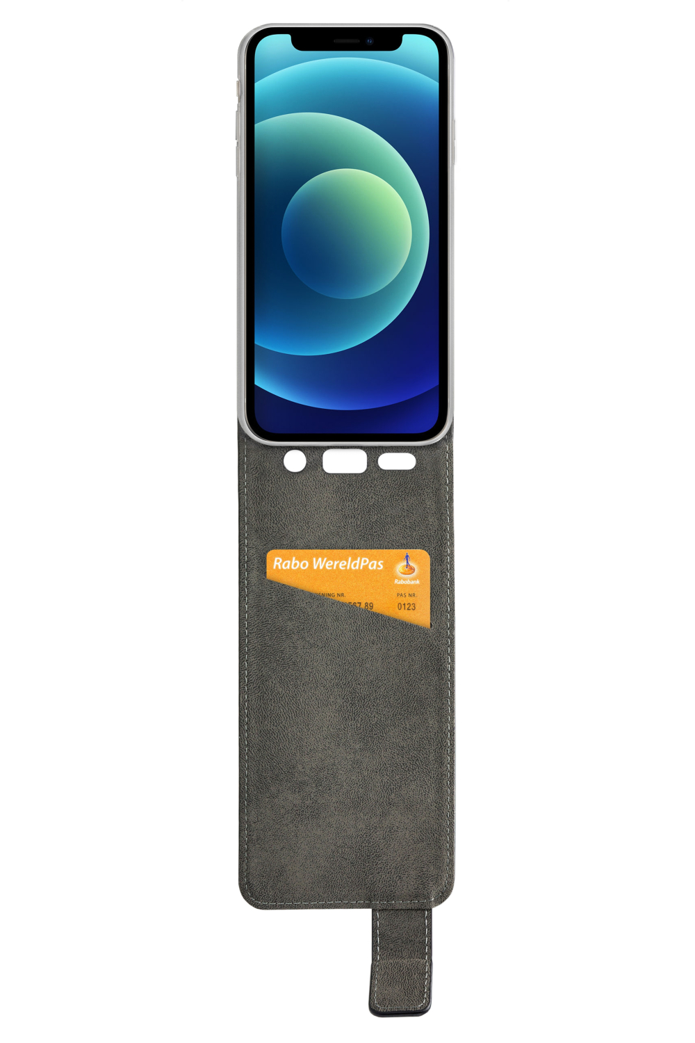 Mobilize Classic Gelly Flip Case Apple Iphone 12 Mini Black - Afbeelding 3