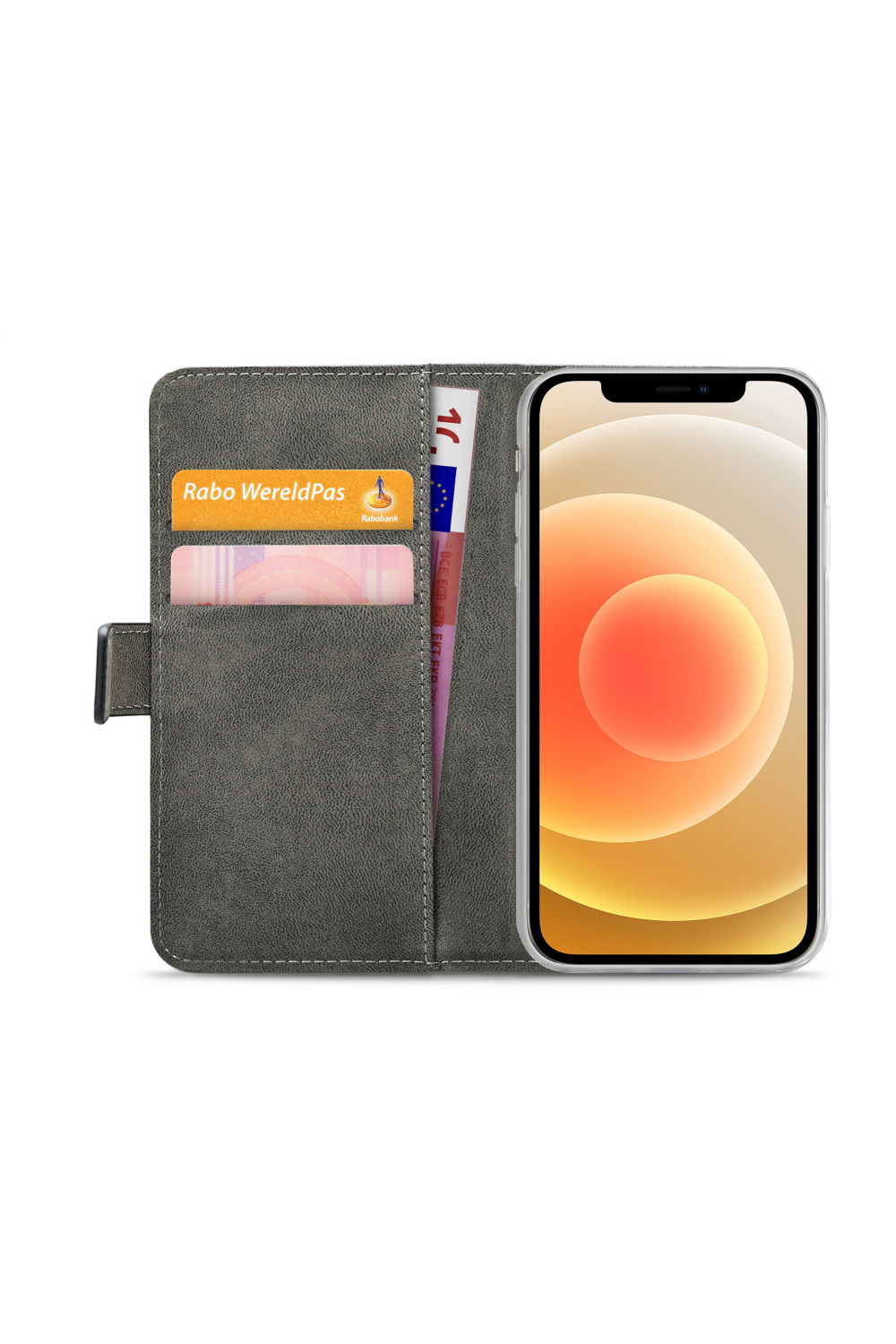 Mobilize Classic Gelly Wallet Book Case Apple Iphone 12/12 Pro Black - Afbeelding 4