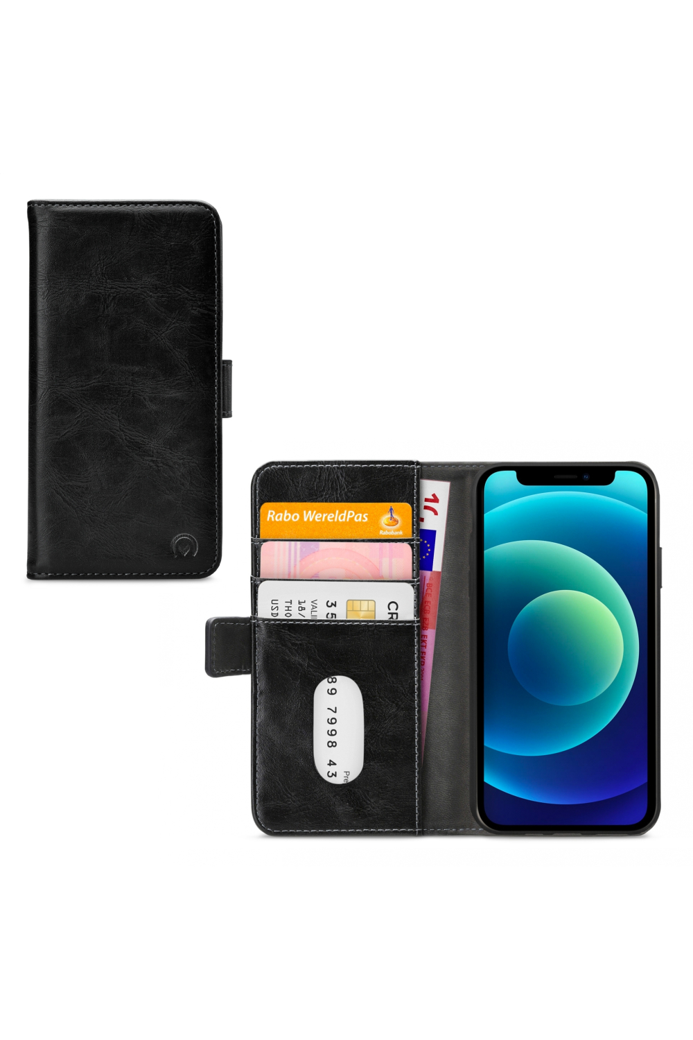 Mobilize Elite Gelly Wallet Book Case Apple Iphone 12 Mini Black