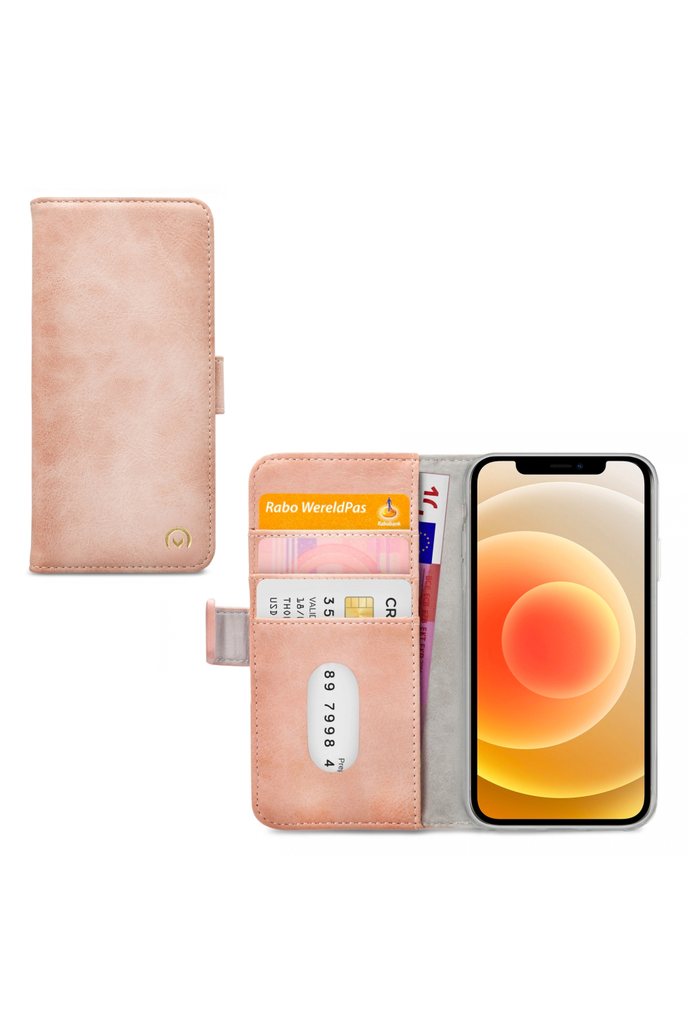 Mobilize Elite Gelly Wallet Book Case Apple Iphone 12/12 Pro Soft Pink