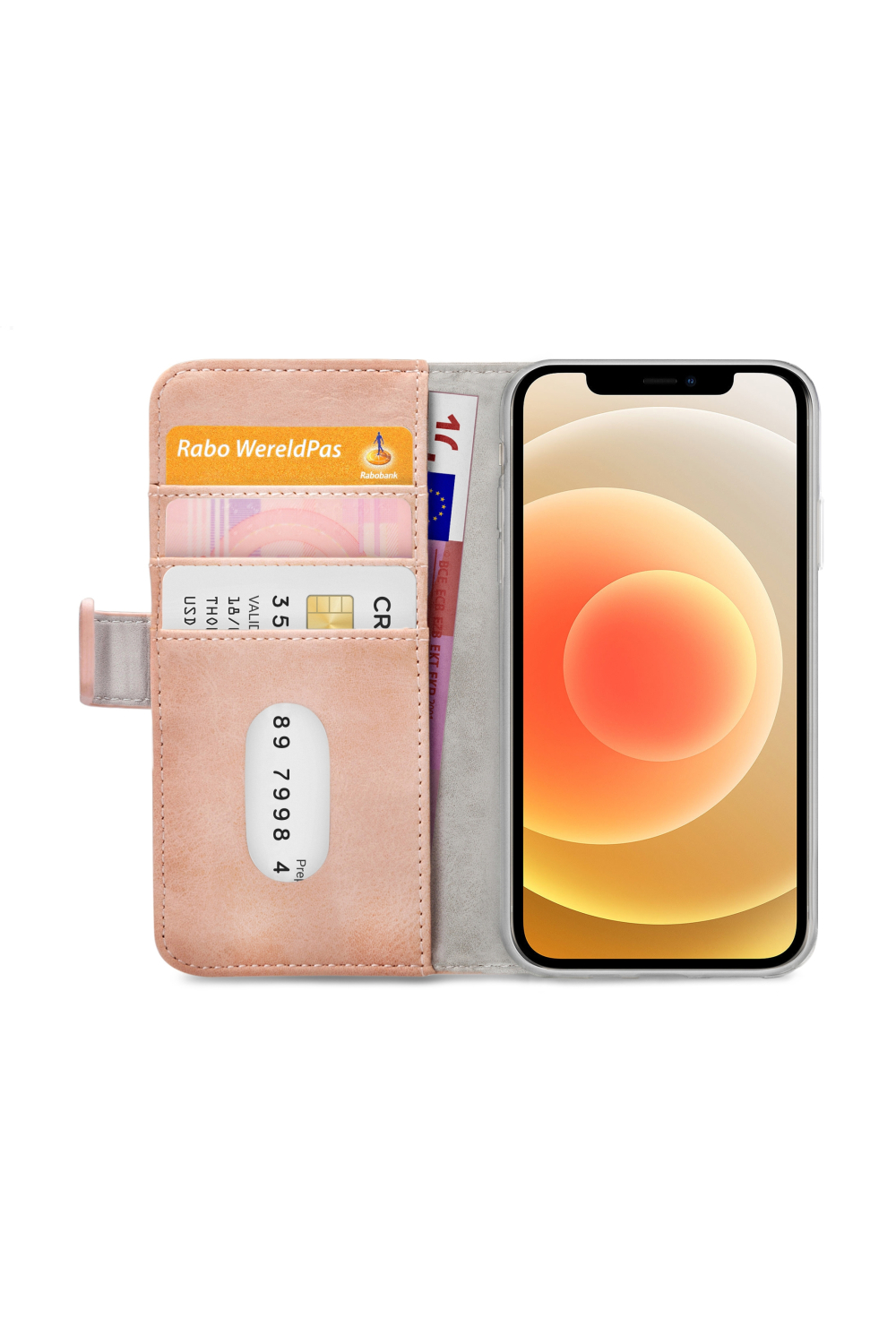 Mobilize Elite Gelly Wallet Book Case Apple Iphone 12/12 Pro Soft Pink - Afbeelding 4