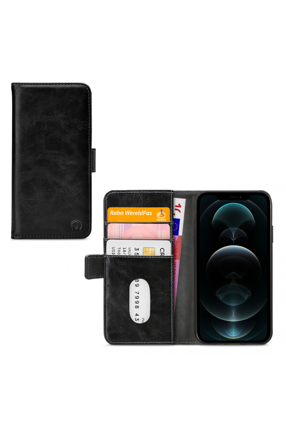 Mobilize Elite Gelly Wallet Book Case Apple Iphone 12 Pro Max Black