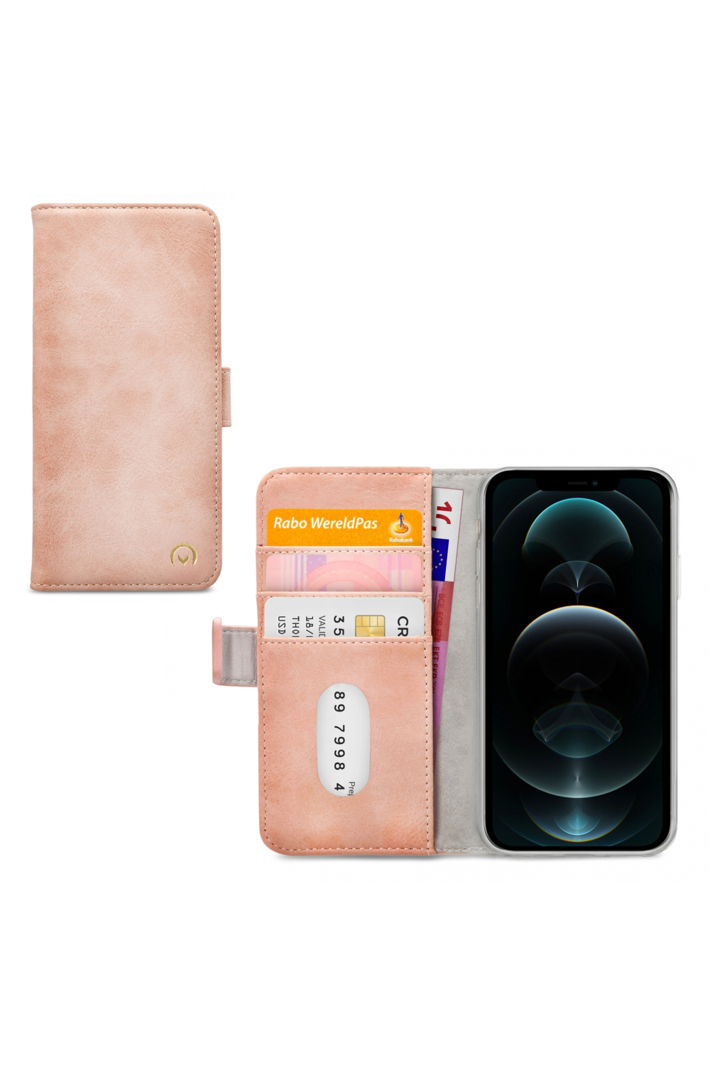 Mobilize Elite Gelly Wallet Book Case Apple Iphone 12 Pro Max Soft Pink