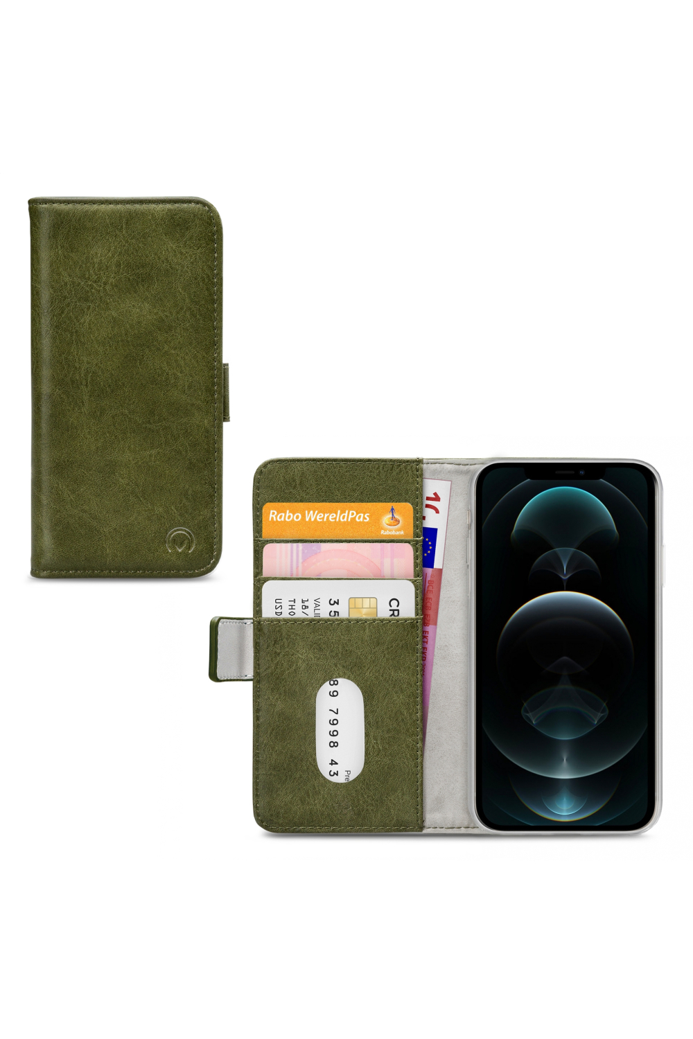 Mobilize Elite Gelly Wallet Book Case Apple Iphone 12 Pro Max Green