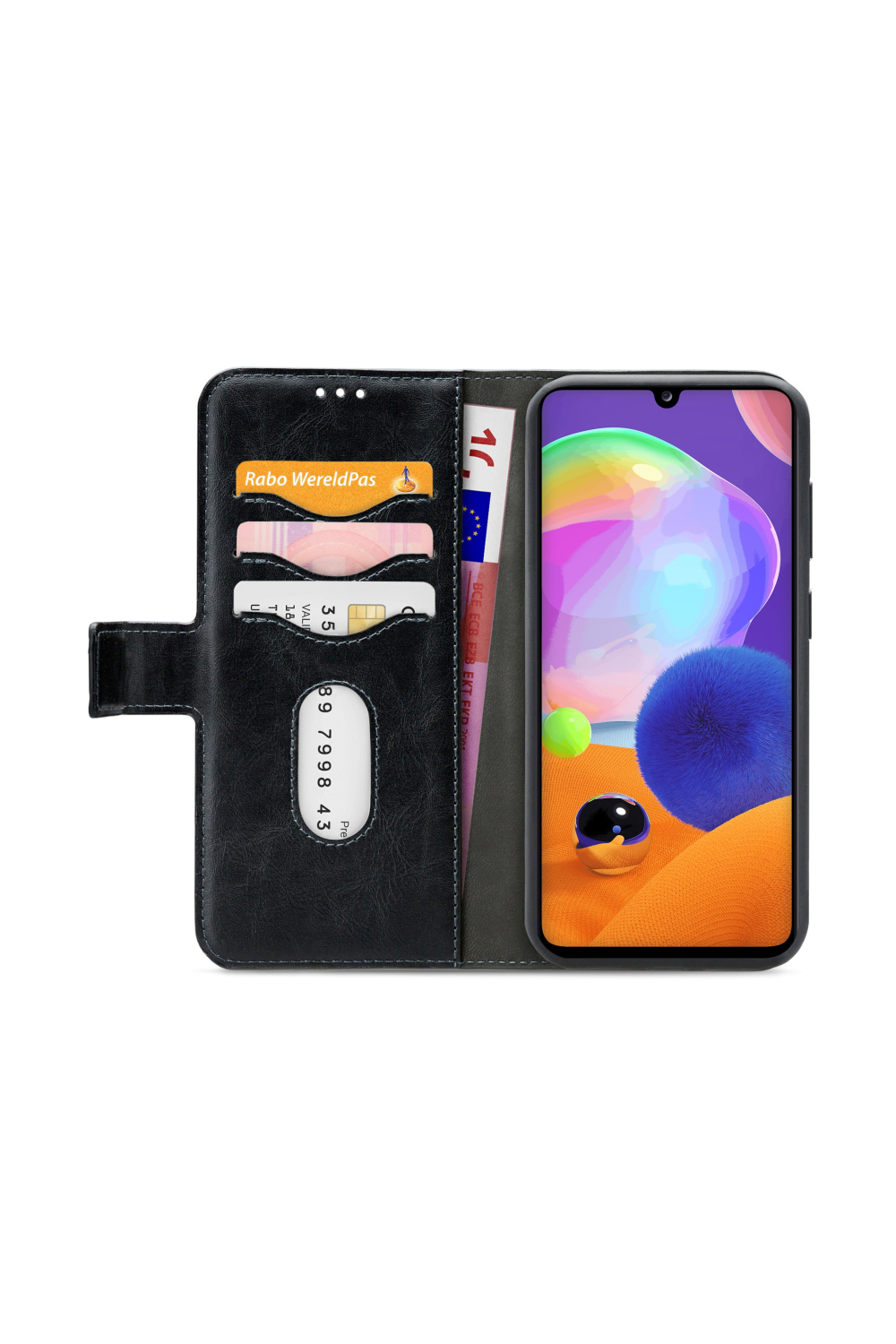 Mobilize 2In1 Gelly Wallet Case Samsung Galaxy A31 Black - Afbeelding 3