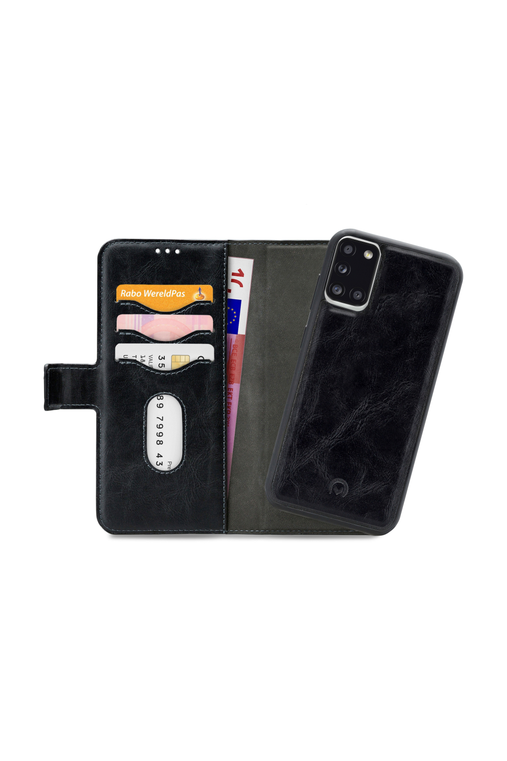 Mobilize 2In1 Gelly Wallet Case Samsung Galaxy A31 Black - Afbeelding 4