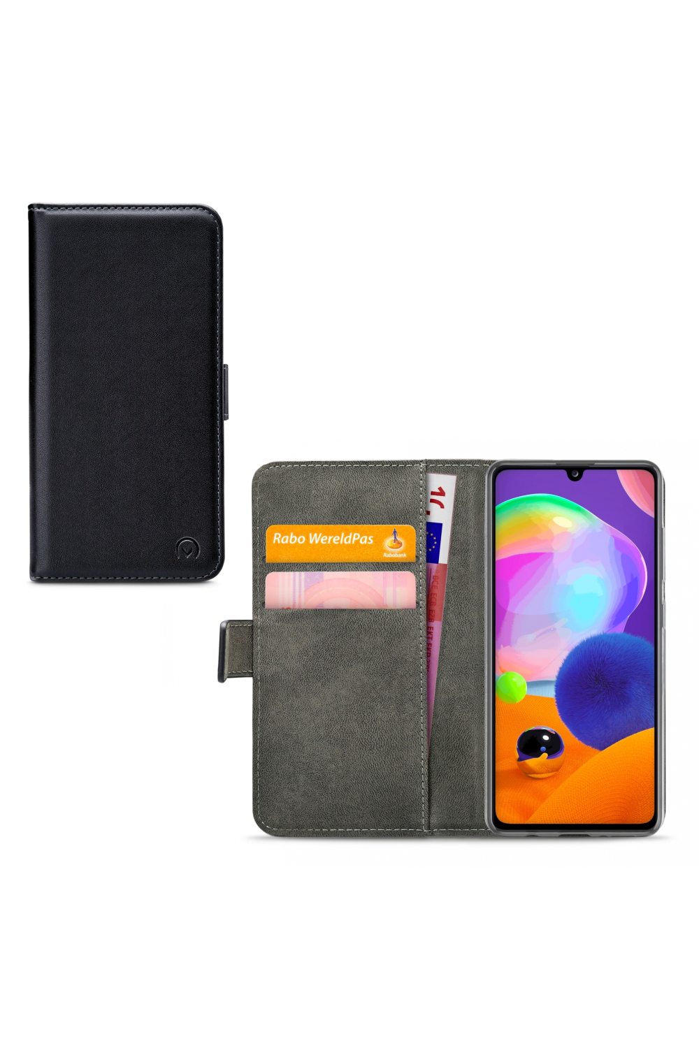 Mobilize Classic Gelly Wallet Book Case Samsung Galaxy A31 Black