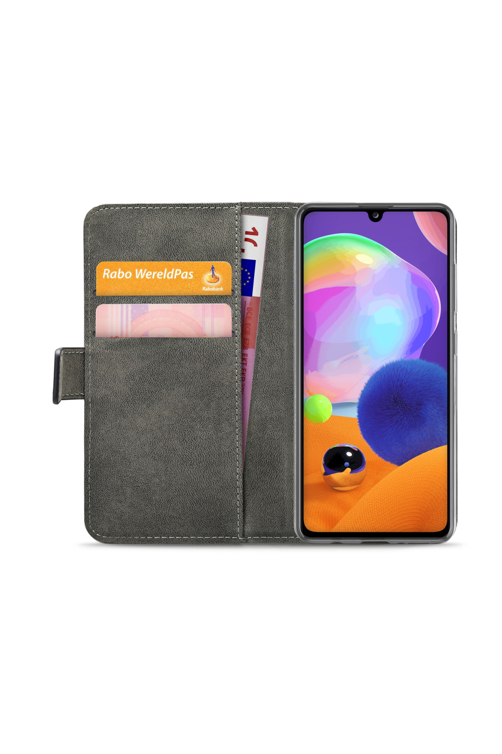 Mobilize Classic Gelly Wallet Book Case Samsung Galaxy A31 Black - Afbeelding 4