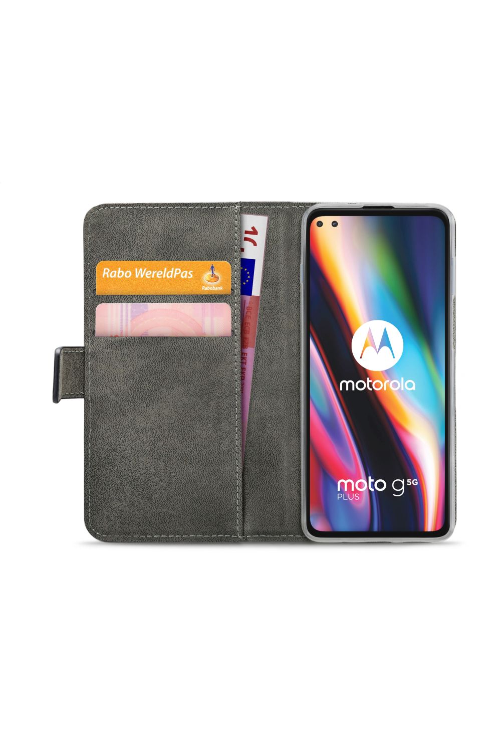 Mobilize Classic Gelly Wallet Book Case Motorola Moto G 5G Plus Black - Afbeelding 4