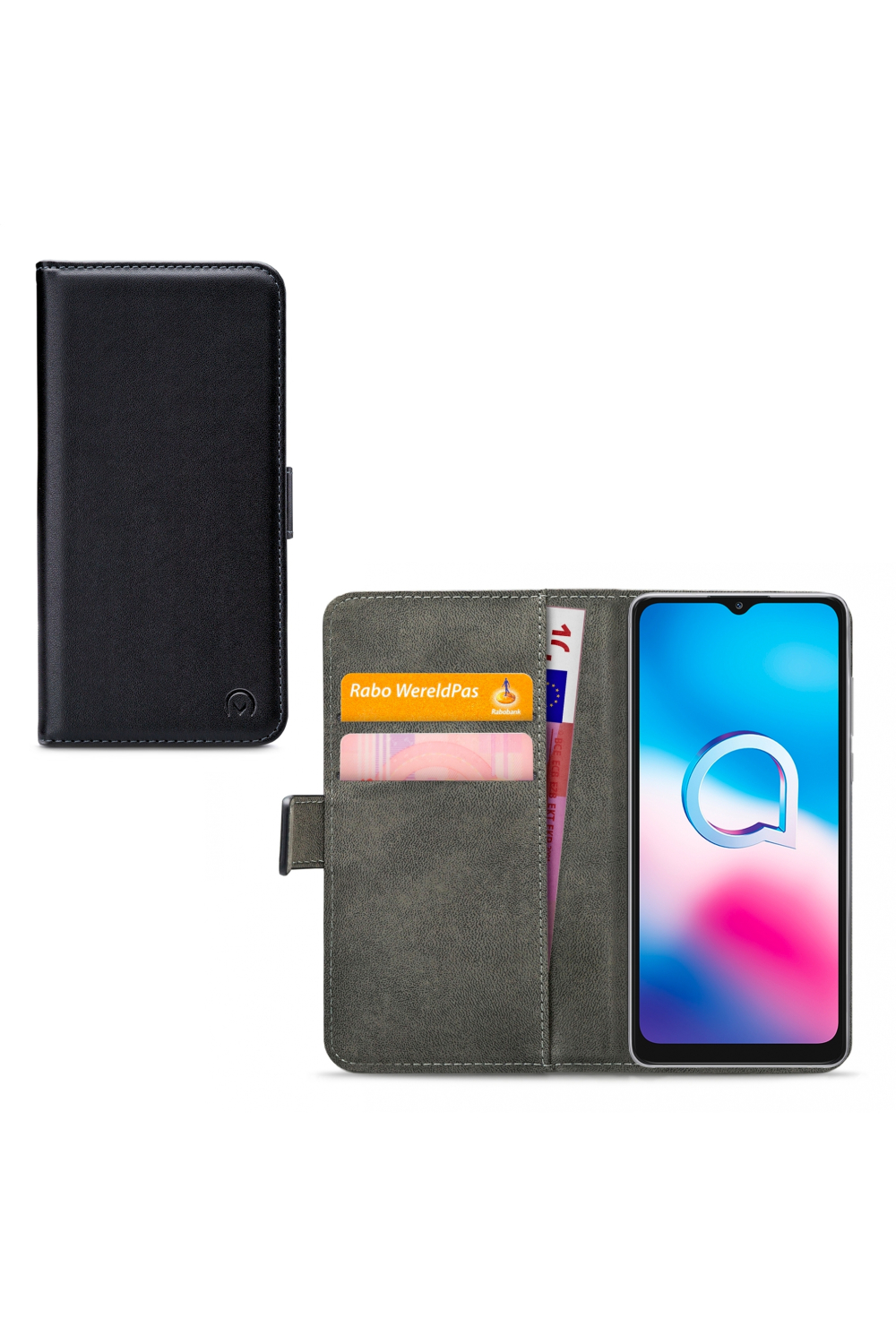 Mobilize Classic Gelly Wallet Book Case Alcatel 3X (2020) Black