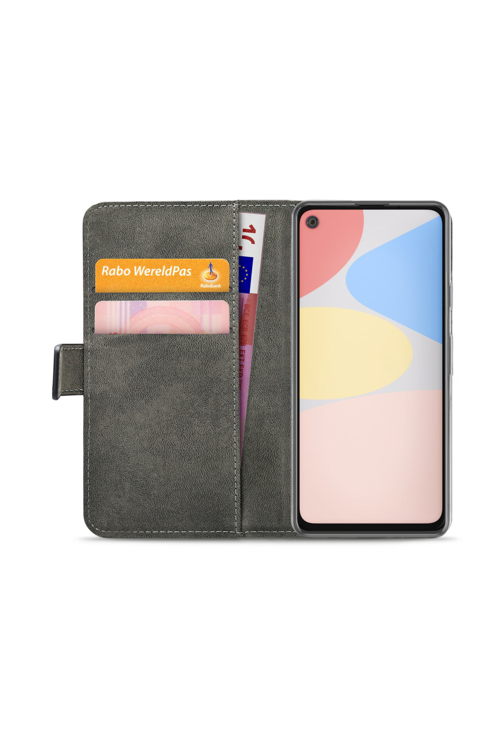 Mobilize Classic Gelly Wallet Book Case Google Pixel 4A Black - Afbeelding 4
