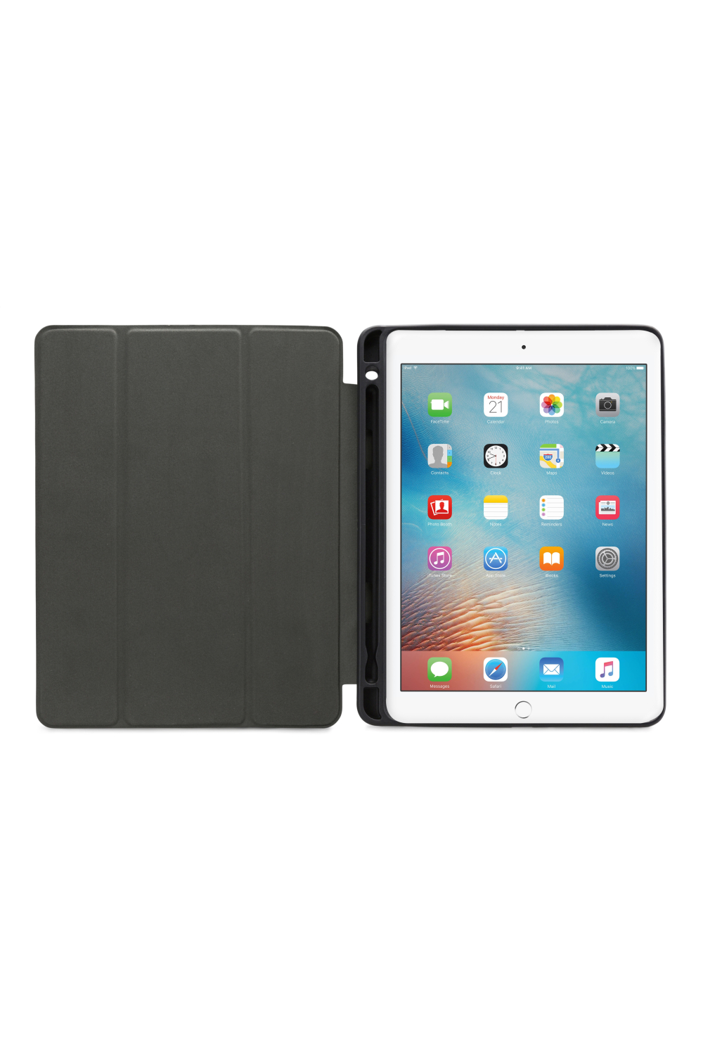 Mobilize Solid Folio Case For Apple Ipad 9.7 2017/2018/Air/Air 2/Pro 9.7 Black - Afbeelding 4