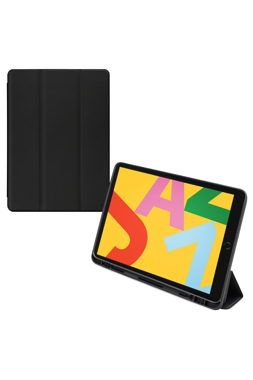 Mobilize Solid Folio Case For Apple Ipad 10.2 (2019/2020/2021)/Air 10.5 2019/Pro 10.5 Black